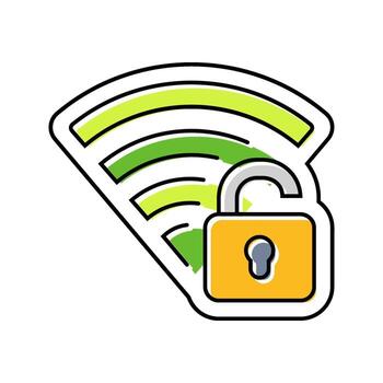 wi fi connectivity color icon module vector