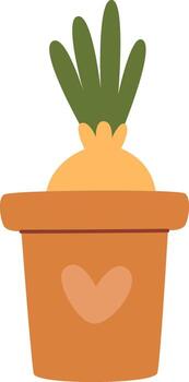 Sprout In Pot vector