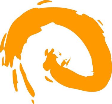 Circle Drawing Doodle vector