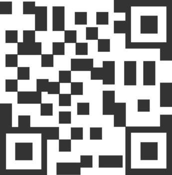 qr escanear código dibujado icono vector