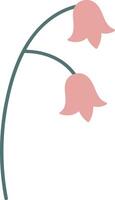 campanas flores planta vector