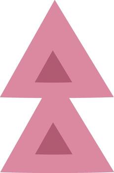 Triangles Decorative Pattern vector