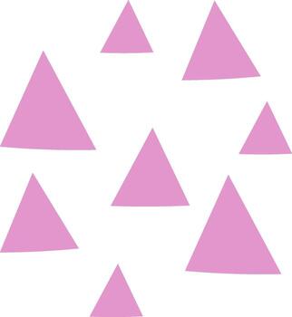 Abstract Triangles Pattern Flat Illustration vector