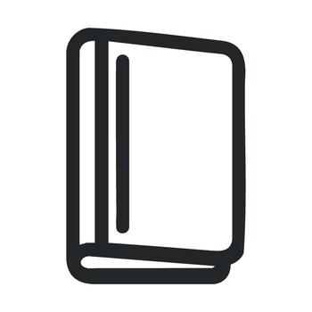 Simple notebook design for school or office use vector