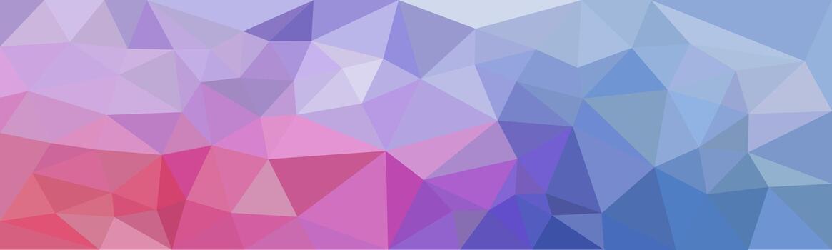 geométrico resumen antecedentes con vistoso polígono formas en sombras de rosa, púrpura, y azul. vector