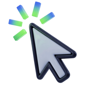3D Cursor Arrow Icon, Modern Computer Pointer Graphic png