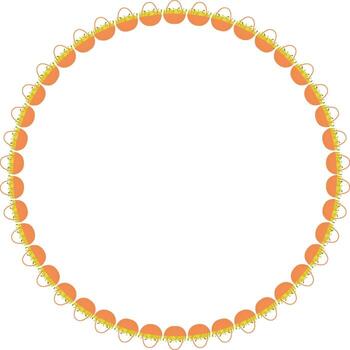 Hello autumn, thanksgiving template. Pears in the basket frame. Frame with empty space vector