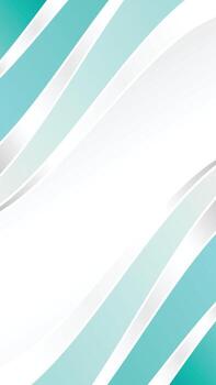 Diagonal green wave gradient vertical rectangle background vector