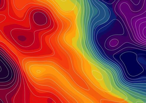 Abstract background with gradient thermal heat map design vector