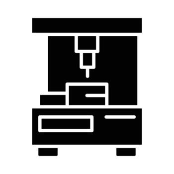 Industrial CNC Machine for Precise Woodworking and Manufacturing Applications vector