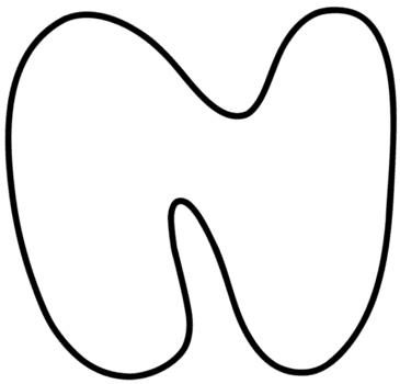 Paper Cut Alphabet. Capital letters. Bold White Graphic Alphabet, N. png