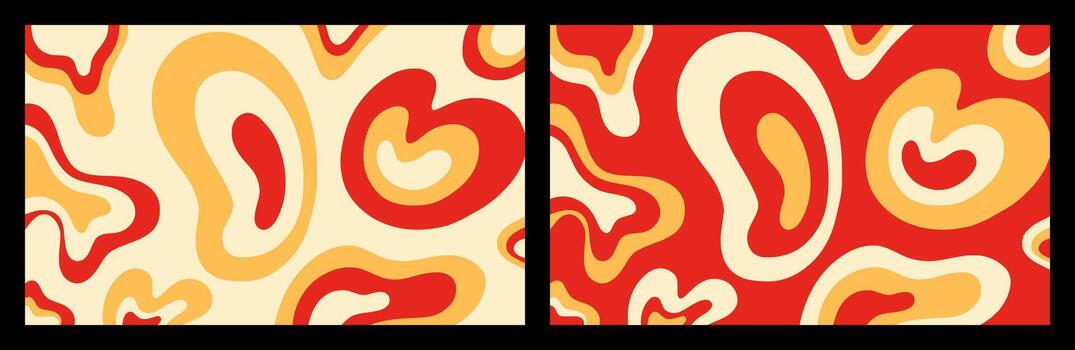 Colorful abstract pattern with swirls vector