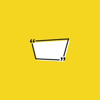 Stylish linear quote box set in a minimalist design. Perfect for social media, presentations, and websites. Featuring various shapes like squares, circles, and speech bubbles with quotation marks vector