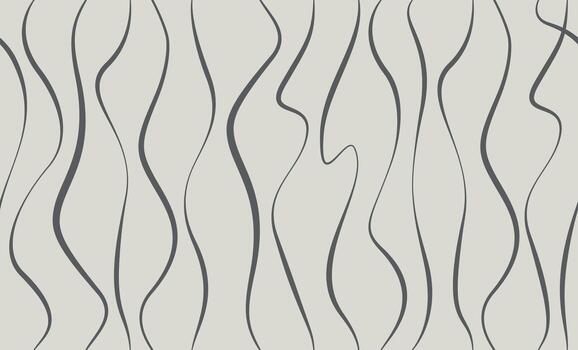 Seamless pattern with wavy lines. Repeating decorative texture. Wave linework background. Simple linear graphic. vector