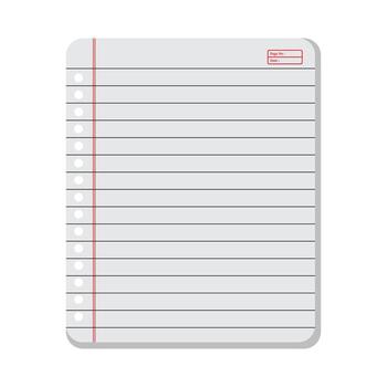 realista libro de trabajo Rasgado papel hojas. blanco cuadriculado cuaderno. Bosquejo hojas de papel Rasgado desde un cuaderno. vector