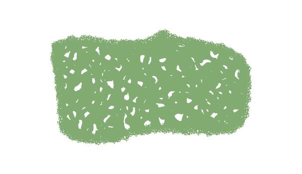 Organic wavy rectangle frame in chalk style with rough scribble border. Blob shape and textured background create a simple border for text or graphic use in posters and card design. vector