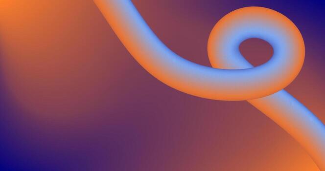 rojo azul y púrpura degradado resumen antecedentes con curvo fluido tubo líneas vector