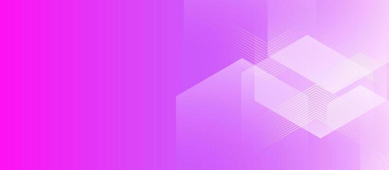 Pink and white gradient abstract geometric shape technology digital hi tech concept background. Space for your text vector