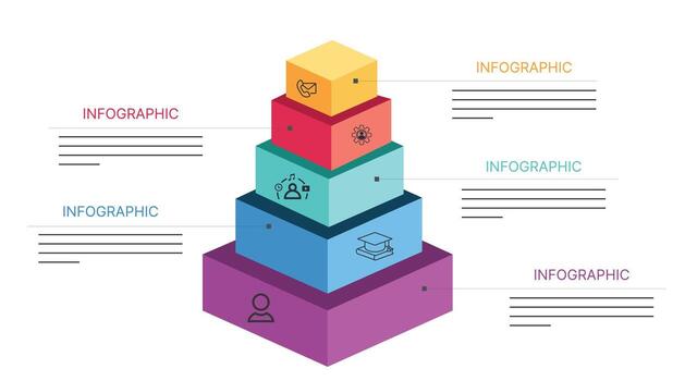 an infographic featuring tabs and titles, arranged for easy data presentation with a clean and modern layout, perfect for visualizing information and key points 02 vector