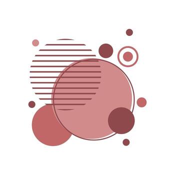 rojo resumen geométrico hipster modelo diseño elemento. vector