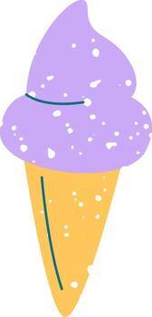 Ice Cream Cone Splash Texture vector