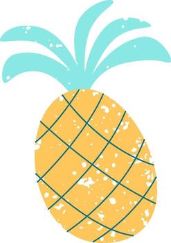 Pineapple Splash Texture vector