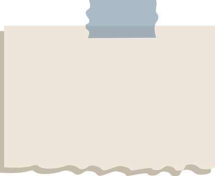 Torn Notepad Paper vector