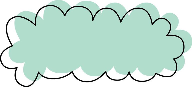 resumen nube texto caja vector