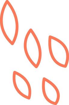 Abstract Leaves Pattern vector