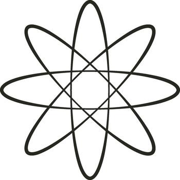 Mid Century Modern Lined Constellation vector