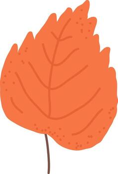 dibujado a mano árbol hoja vector