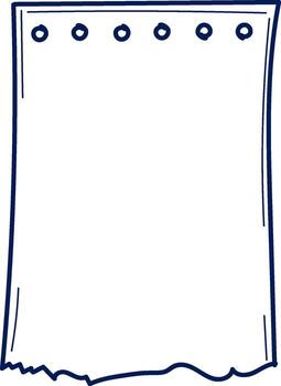 Rasgado papel Nota sábana vector