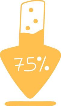 Arrow Shape Loading Bar Progress Indicator vector