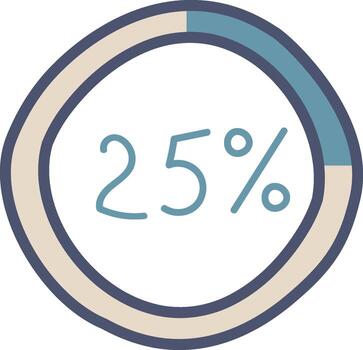 Progress Circle Indicator vector
