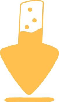 Arrow Shape Loading Bar Progress Indicator Flat Illustration vector