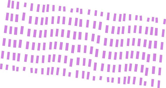 Abstract Dashed Rectangle Doodle vector