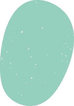 Oval Abstract Texture Shape Drawn Icon vector