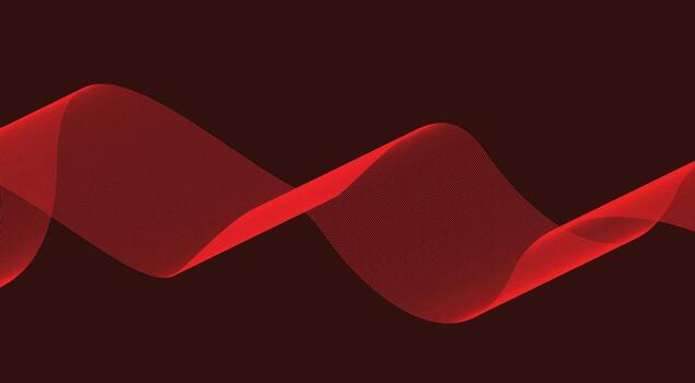 Blend Wavy Curved Smooth Background Red Abstract Design Illustration vector