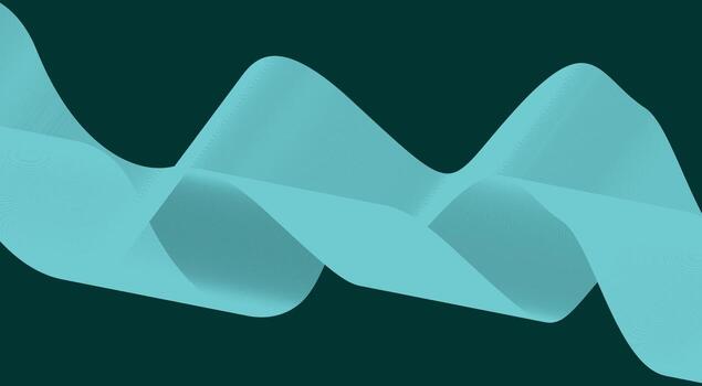 Blend Wavy Lines Background Cyan Curved Abstract Design Illustration vector