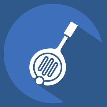 Icon Banjo. related to Instruments symbol. long shadow style. design editable vector