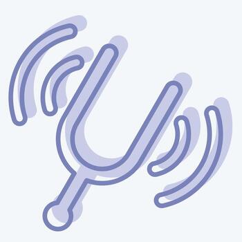 Icon Audio Book. related to Instruments symbol. two tone style. design editable vector