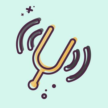 Icon Audio Book. related to Instruments symbol. MBE style. design editable vector