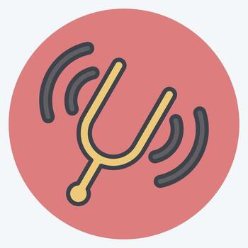 Icon Audio Book. related to Instruments symbol. color mate style. design editable vector