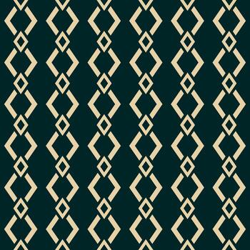 Seamless Geometric Square Pattern show the a modern and structured visual rhythm. The beige-colored squares stand out against the dark green background vector