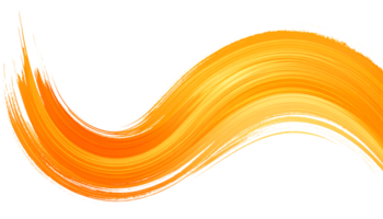 laranja escova acidente vascular encefálico isolado em transparente fundo png