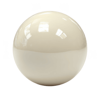 lucido bianca spunto palla con liscio riflessivo superficie isolato su trasparenza sfondo, mostrando luminosa punti salienti e delicato ombre per pulito e lucidato Guarda png