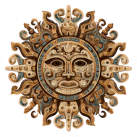 antiguo Dom símbolo con intrincado tribal patrones y arremolinándose diseños en calentar terroso tonos, evocando místico y cultural atmósfera lleno de energía y historia png