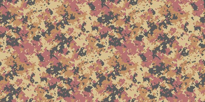 resumen Desierto camuflaje modelo. terroso tonos mezcla sin problemas para un texturizado, versátil diseño. vector