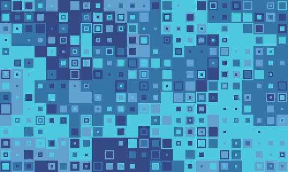 Abstract blue square pattern. Perfect for tech, digital, or modern design projects. Evokes concepts of data, connectivity, or technology. Use as a background, texture, or design element. vector