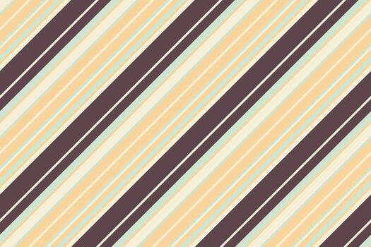Elegant diagonal stripes in pastel and brown hues create a sophisticated and versatile pattern. vector